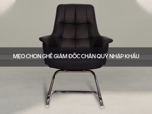 Ghế giám đốc chân quỳ nhập khẩu