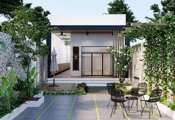 Như thế nào là một góc sân vườn đẹp?