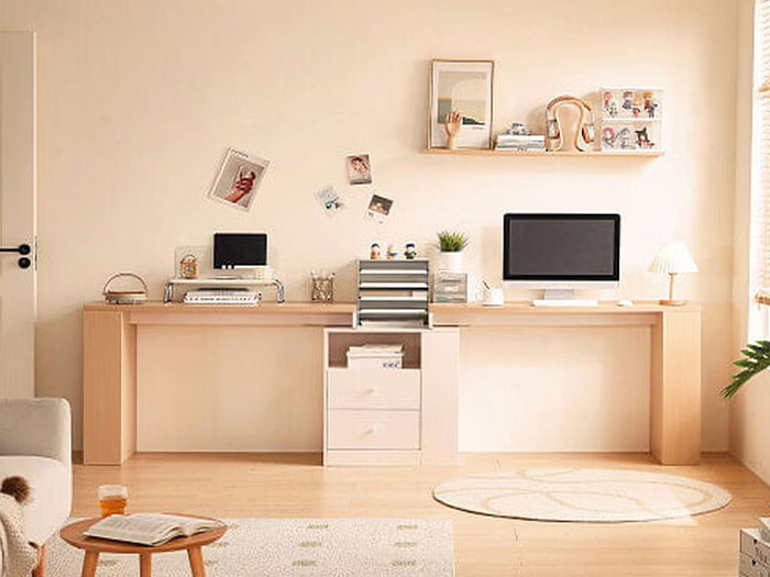 Kích thước bàn học đôi