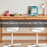 Kích thước bàn học đôi